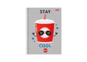 Caderno Universitário 10 Matérias 160F Fuzy Foroni Stay Cool