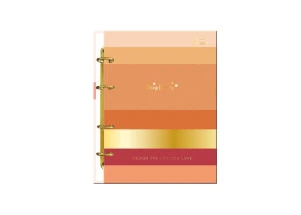 Caderno Argolado Day Dream Laranja Cadersil C/80 Folhas