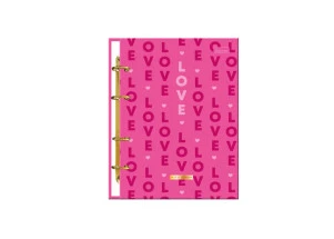 Caderno Argolado It's Love Cadersil C/80 Folhas Coloridas