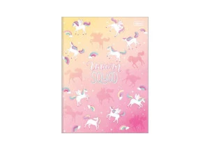 Caderno Brochurão Blink Unicórnio Tilibra 80F Unicorn Squad