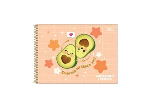 Caderno Cartografia E Desenho Abacute Tilibra Laranja