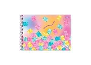 Caderno Cartografia E Desenho Sugar Rush Sweet Life Foroni