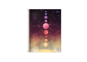 Caderno Colegial 10 Matérias Magic Cosmos Tilibra