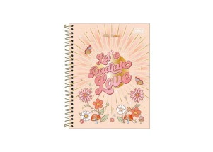 Caderno Colegial 1 Matéria Gypsy Radiate Love Tilibra