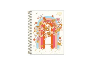 Caderno Colegial 1 Matéria Gypsy Good Things Tilibra