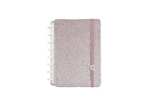 Caderno Inteligente A5 Let's Glitter Rose