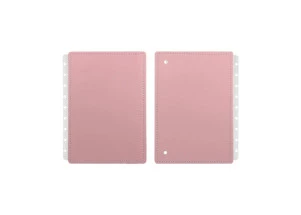 Caderno Inteligente Capa e Contracapa Médio Rose Pastel