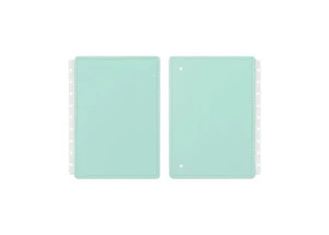 Caderno Inteligente Capa e Contracapa Médio Verde Pastel