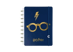 Caderno Inteligente Médio Harry Potter Azul