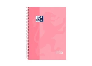 Caderno Universitário Oxford 1 Matéria Rosa Pastel