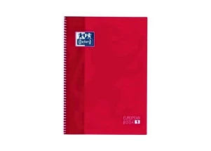 Caderno Universitário Oxford 1 Matéria Vermelho