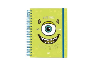 Caderno Smart Wire-o Colegial Monstros S.A DAC