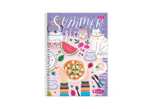 Caderno Universitário 15 Matérias Summer Like It Foroni
