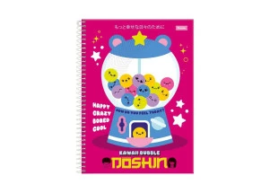 Caderno Universitário 10 Matérias Doshin Bolinhas Foroni 160F