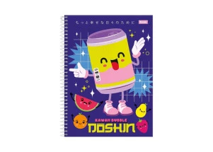 Caderno Universitário 10 Matérias Doshin Latinha Foroni 160F