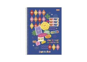 Caderno Universitário 10 Matérias For Yourself Joyful Mind Foroni 160F