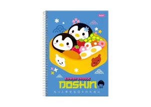 Caderno Universitário 1 Matéria Doshin Pinguim Foroni 80F