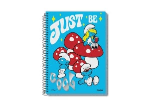 Caderno Universitário 1 Matéria Smurfs 80F Credeal