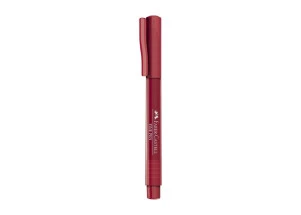 Caneta Fine Pen Faber Castell Vermelho