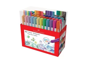 Caneta Fine Pen Faber Castell c/ 48 Cores