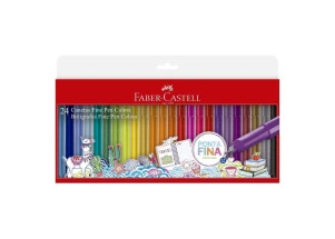 Caneta Fine Pen Faber Castell c/ 24 Cores