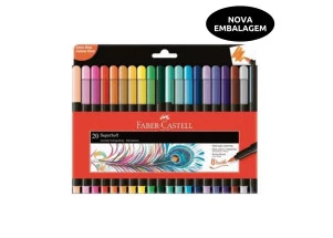 Caneta Brush SuperSoft Faber Castell 20 Cores