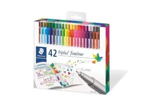 Caneta Ponta Fina Staedtler Triplus Fineliner 42 Cores