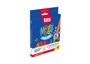 Canetinha Hidrográfica Tris Com Aroma Mega Hidro Color Fruits 8 Cores