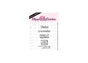 Cartela De Carimbo Mini "Professor 4" Lilipop Carimbos