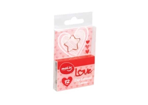 Clips De Papel Especial Estrela Love Molin 12 Un