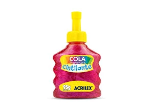 Cola Cintilante Acrilex 95G Pink