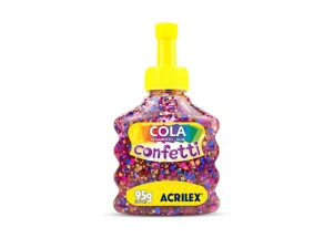Cola Confetti Acrilex 95G Fantasia