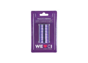 Discos + Elástico G Caderno Inteligente Roxo Metálico