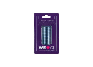 Discos + Elástico G Caderno Inteligente Shimmering Blue