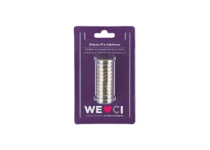 Discos + Elástico M Caderno Inteligente Dourado