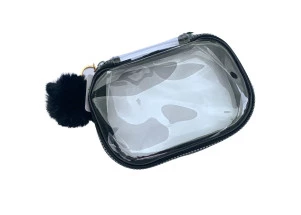 Estojo Box Preto Transparente Cristal Sem Aba Fizz