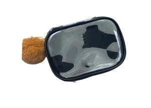 Estojo Box Preto Transparente Cristal Com Aba Fizz