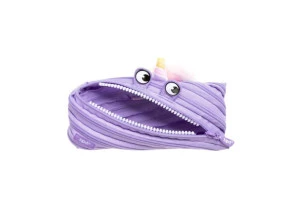 Estojo Escolar Zipit Creature Monster Unicórnio Roxo
