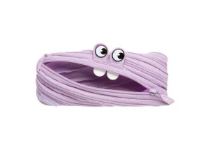 Estojo Escolar Zipit Gorge Monster Roxo