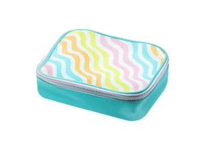 Estojo Necessaire Box Pompom Enjoy Listras BRW