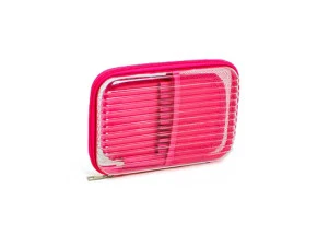 Estojo Box Rosa Juvenil Travel KIT