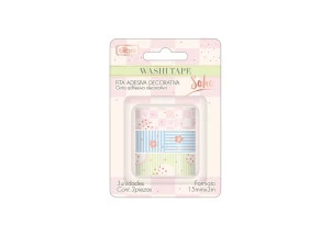 Fita Adesiva Decorativa Washi Tape Soho Tilibra 3Un