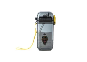 Garrafa De Água Plástica BRW Raptors Cinza 350ml BPA Free