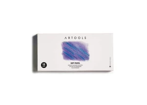 Giz Pastel Seco Soft Artools Conjunto com 12 Cores