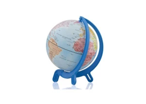 Globo Terrestre Decorativo Mini Giacomino Político 16cm Azul