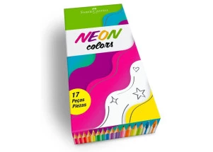 Kit Papelaria Neon Faber-Castell