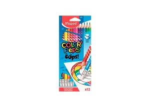 Lápis De Cor Apagável 12 Cores Maped Color Peps