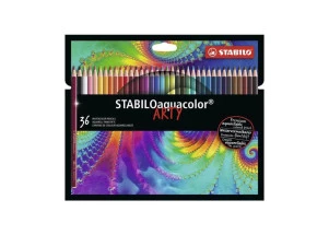 Lápis de Cor Aquarelável Stabilo Arty Aquacolor 36 Cores