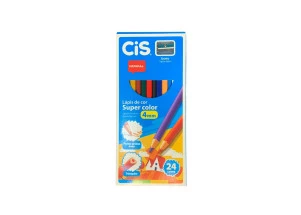 Lápis de Cor Cis Super Color 24 Cores