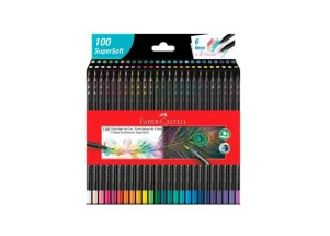 Lápis de Cor Faber Castell Ecolápis Supersoft 100 Cores